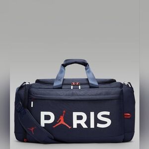 Nike Jordan Paris Saint-Germain PSG Duffel Bag (62.5L) Midnight Navy- New